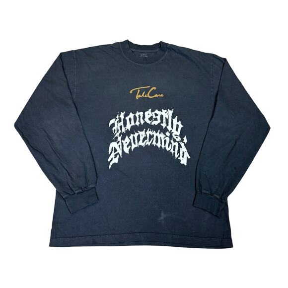 Drake Honestly Nevermind Take Care Long Sleeve T Shirt Men's Large